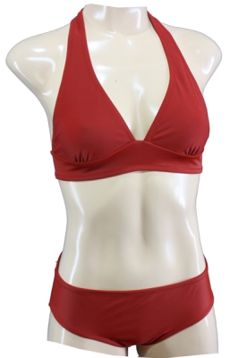 Triangel-Bikini Vintage-Style Rot