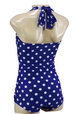 1950s Vintage Bathing Suit with Polka Dots