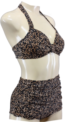 50er Bikini High Waist Leo Rockabilly