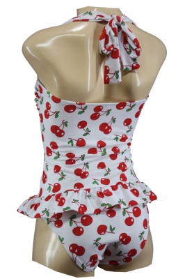 Fifties Vintage Swimsuit with Cherries