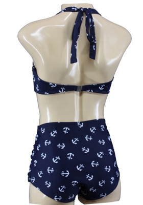 50's Sailor Vintage Look Bikini mit Ankern