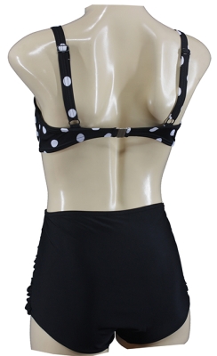 Bügel Bikini Set Vintage Look mit Polka Dots